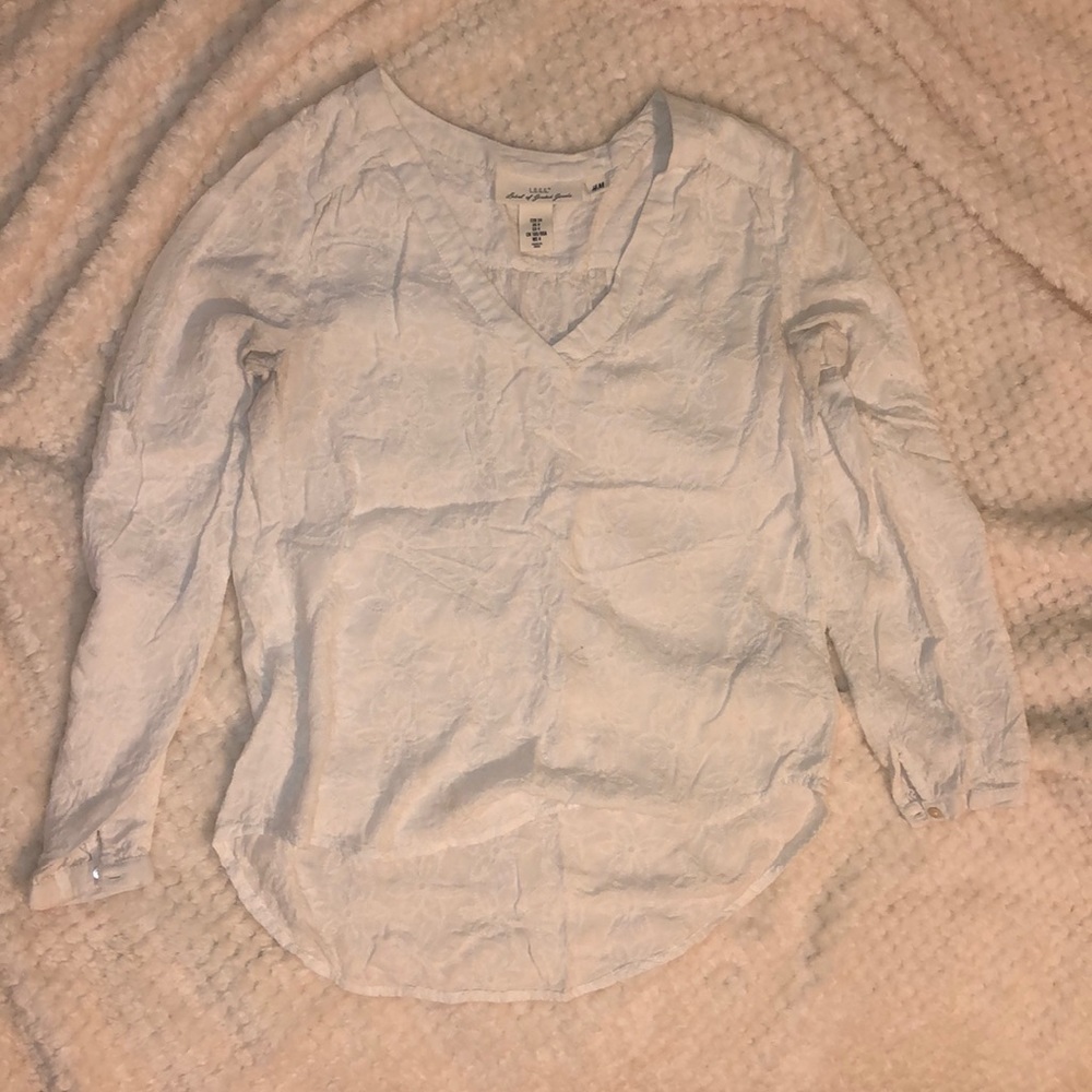 Used Women’s Small H & M  White Blouse